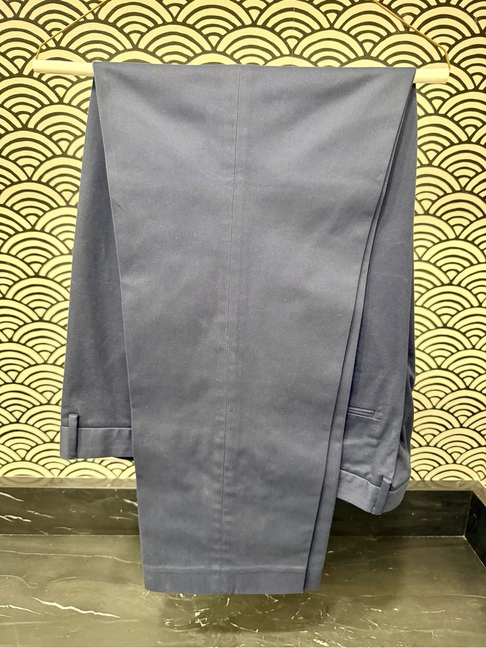 J. Crew Men's Bowery Navy Dress Pants